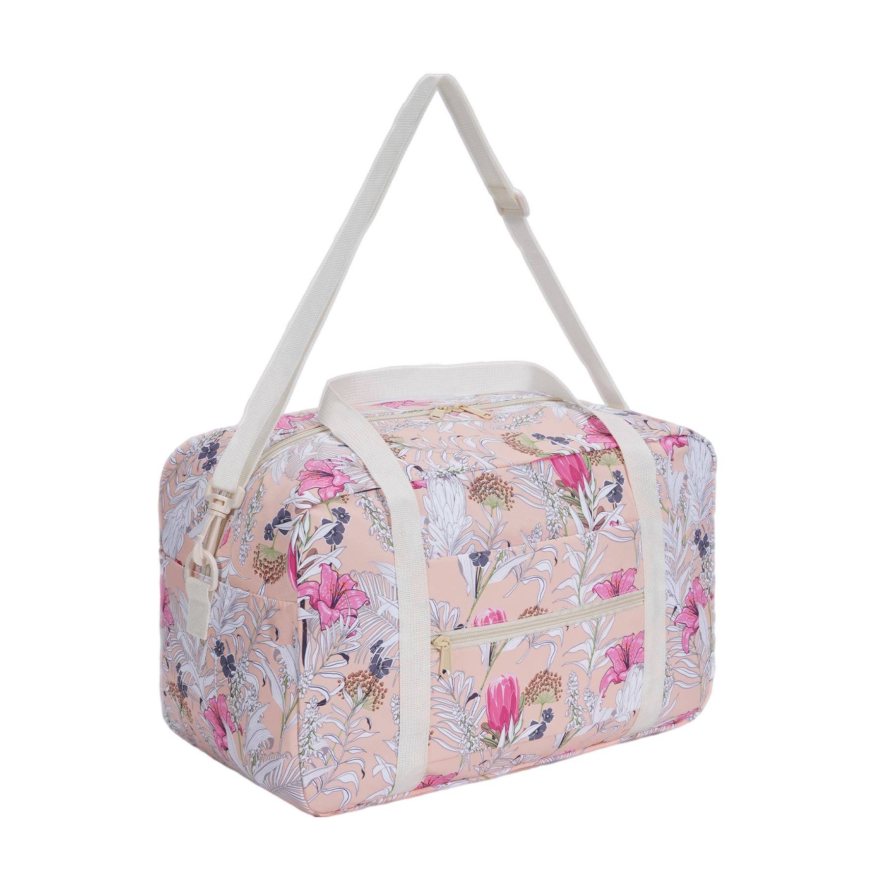 wandf – Saco de viagem - Mulher por atacado – Mala de Viagem Impressa 20L Armazenamento Sob o Assento para Companhias Aéreas24