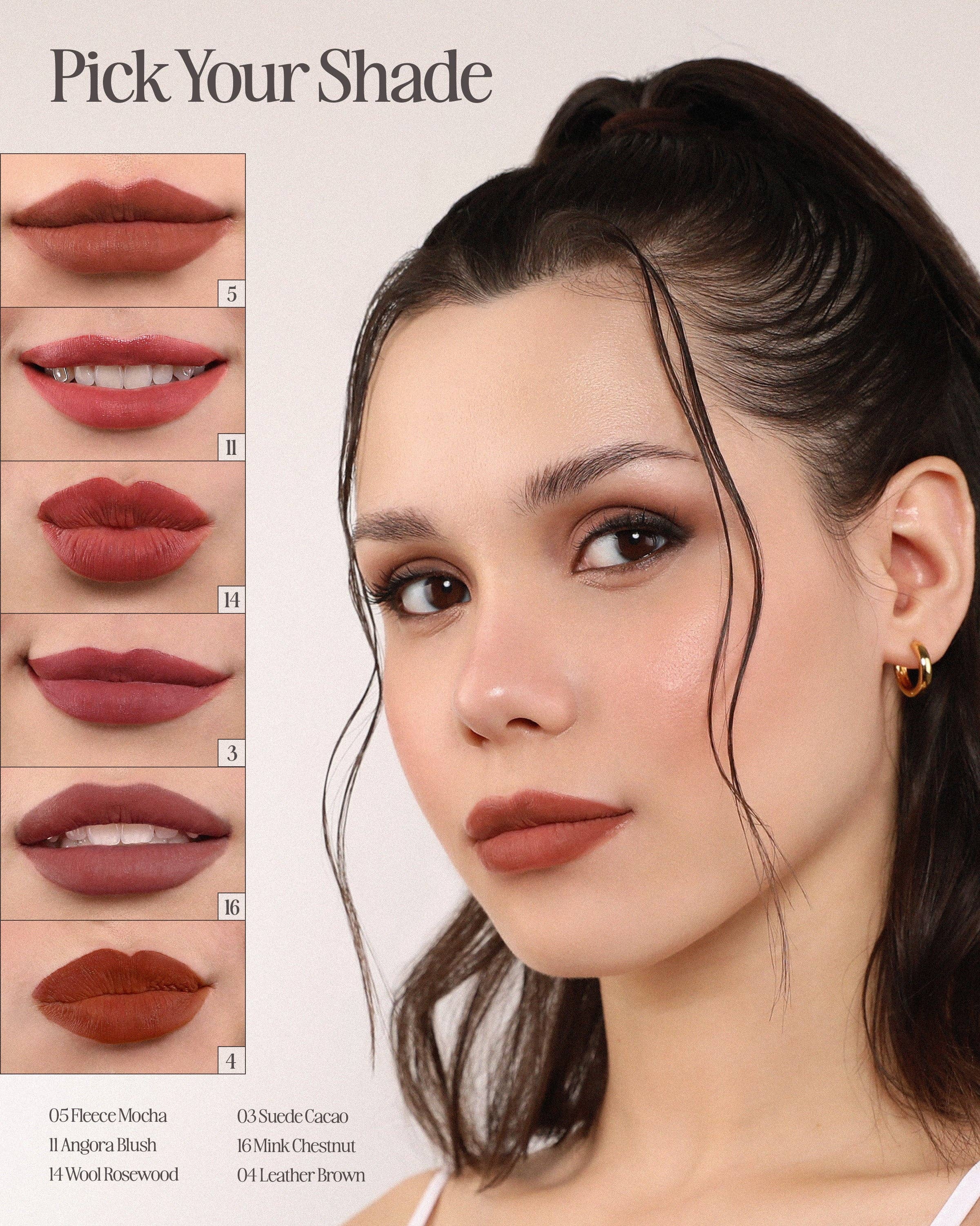 Moira Cosmetics - Vendita all'ingrosso Rossetti - Cushion Kiss Lip Cream (005, Fleece Mocha)2