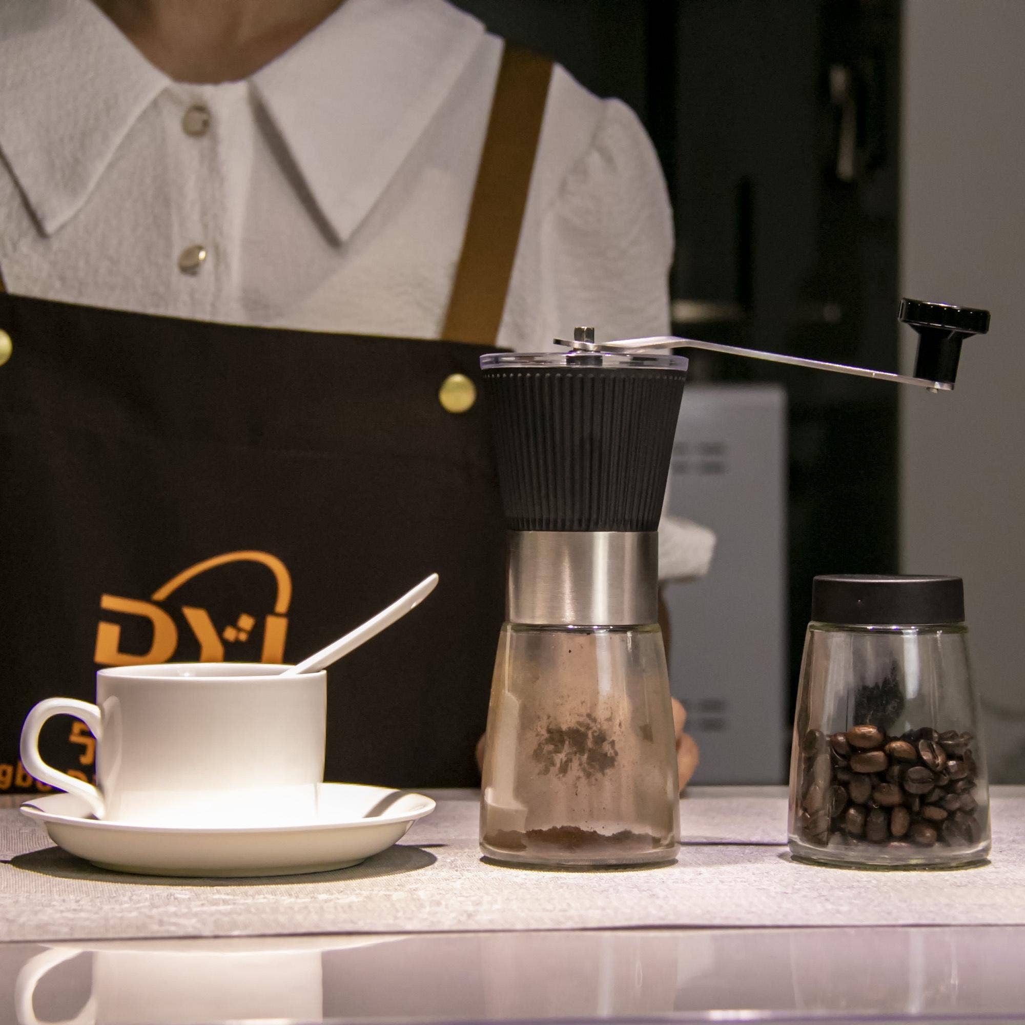 VIGOR - Wholesale Coffee Grinder - Hand Grinder Coffee Mill with Adjustable Conical Ceramic Bur8