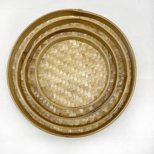 ByBazz – Engroshandel Pyntebakke – Bambusbakke sæt med fire størrelser5