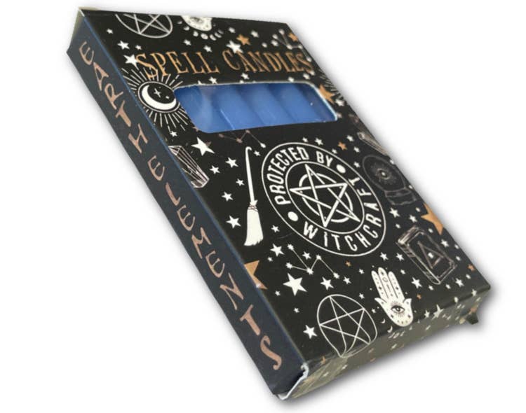 Crystal Magick Wholesale Ltd – wholesale Votive candle – Blue Spell Candles1