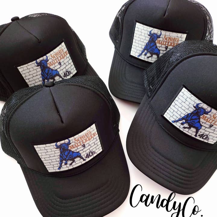 The Candy Collections - Wholesale Trucker Hat - Unisex - Schlitz Coors malt liquor Patch Vintage Trucker Hat cap beer