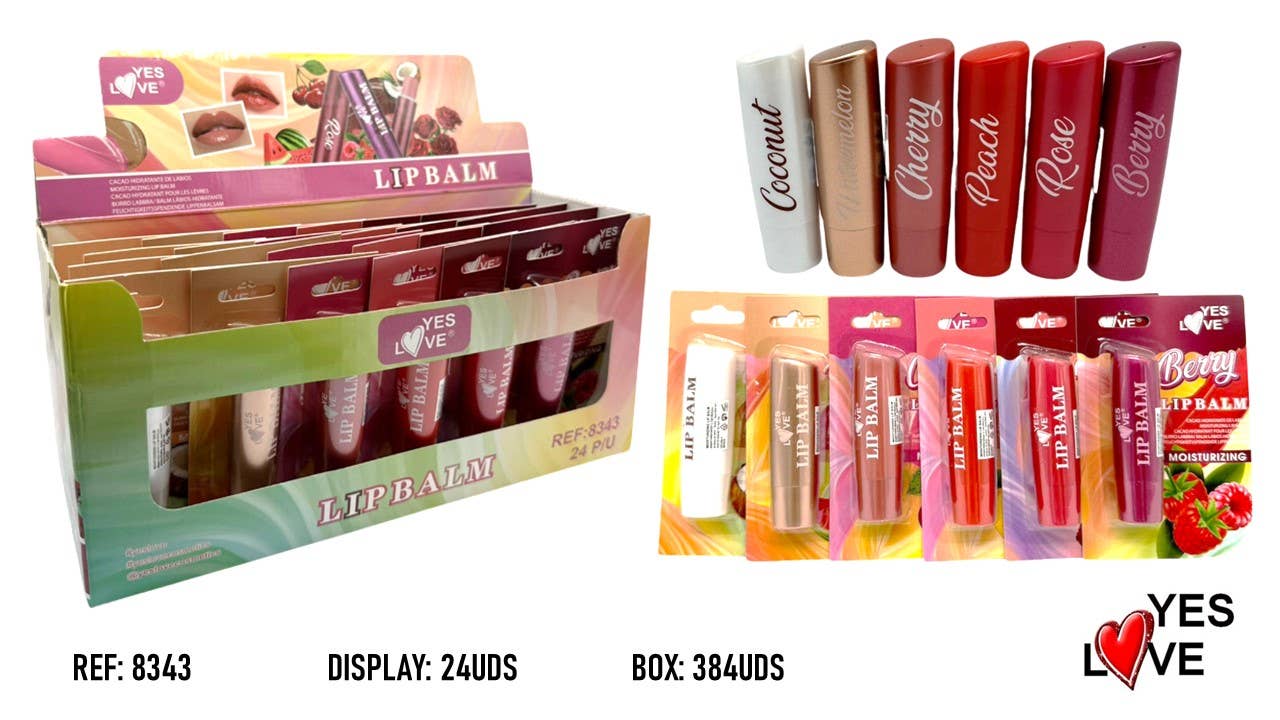 Yes Love Cosmetics - Wholesale Lip Balm - FRUITY AND FLORAL LIP BALM