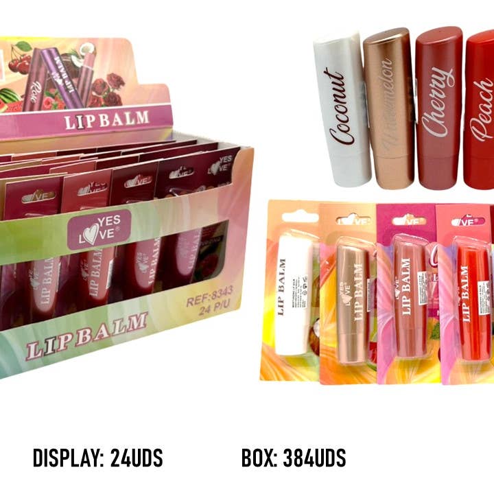 Yes Love Cosmetics - Wholesale Lip Balm - FRUITY AND FLORAL LIP BALM