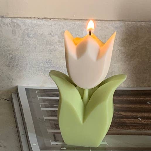 Eloise and Oliver – Großhandel Geschenkkerze – Tulpenkerze2