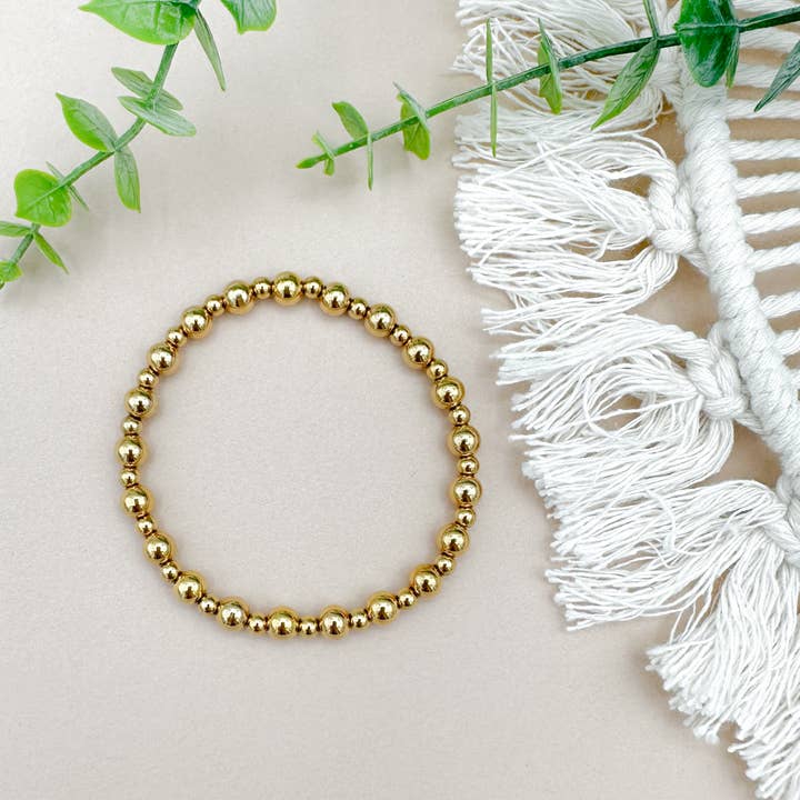 Gold Stainless Steel 4 & 6mm - Classic and Durable for wholesale by Peach Tree & Co.