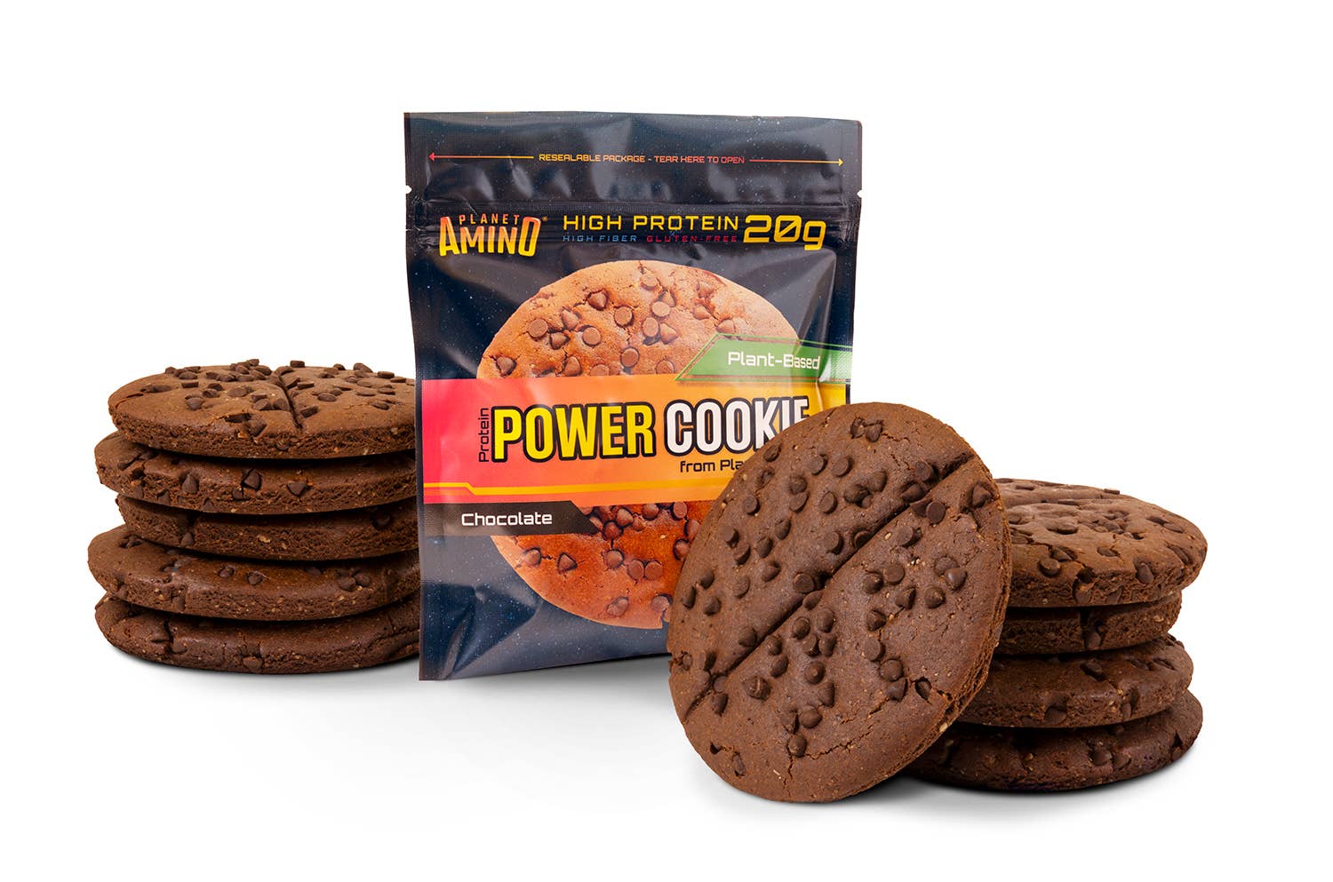 Planet Amino – wholesale Kakor – Protein Cookie - choklad, hög proteinhalt, glutenfri, vegansk1