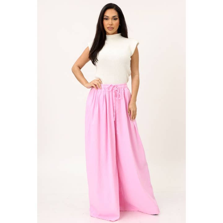 FLOWING ELEGANCE WIDE-LEG PANTS for wholesale by Esmeray Clothing