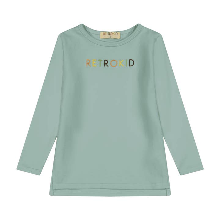 Retro Tee - Manga Comprida por atacado de Retro Kid