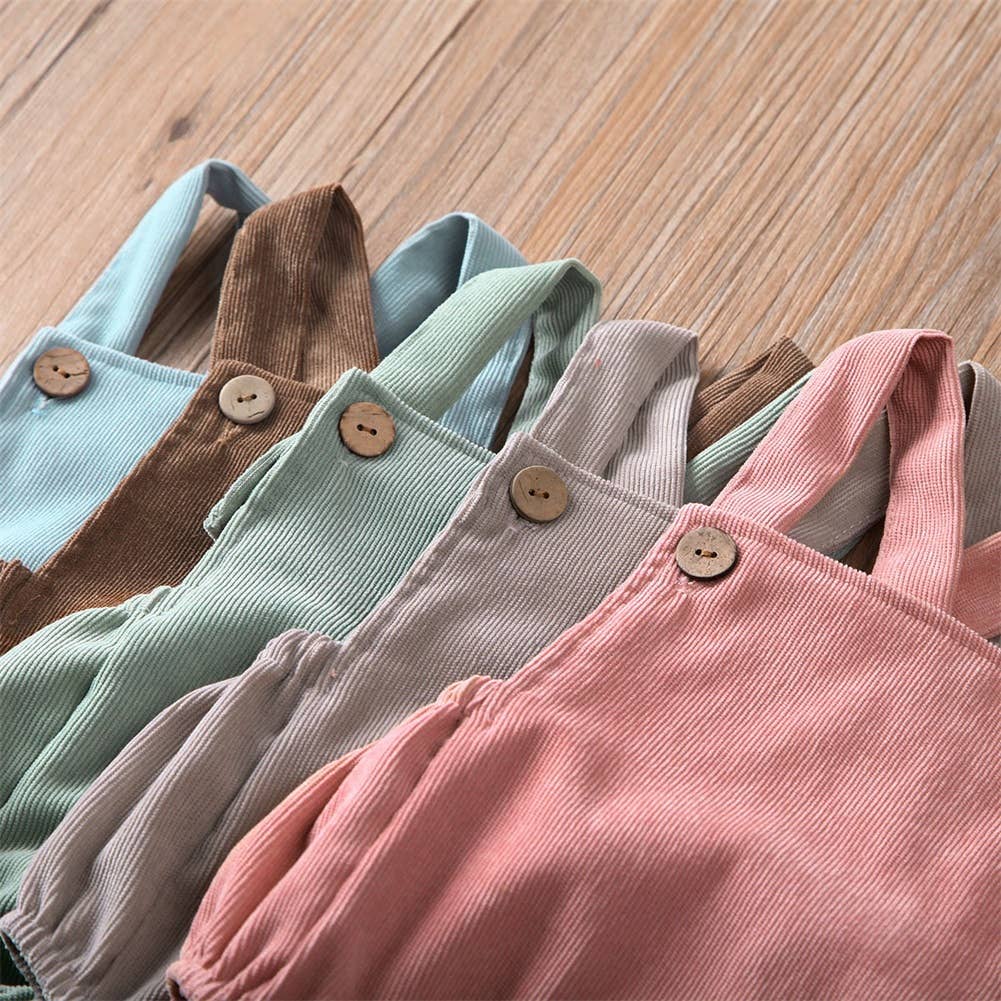 Fennco Styles - Vente Body (sans pieds) – bébé - Barboteuse bébé dos nu en velours côtelé4