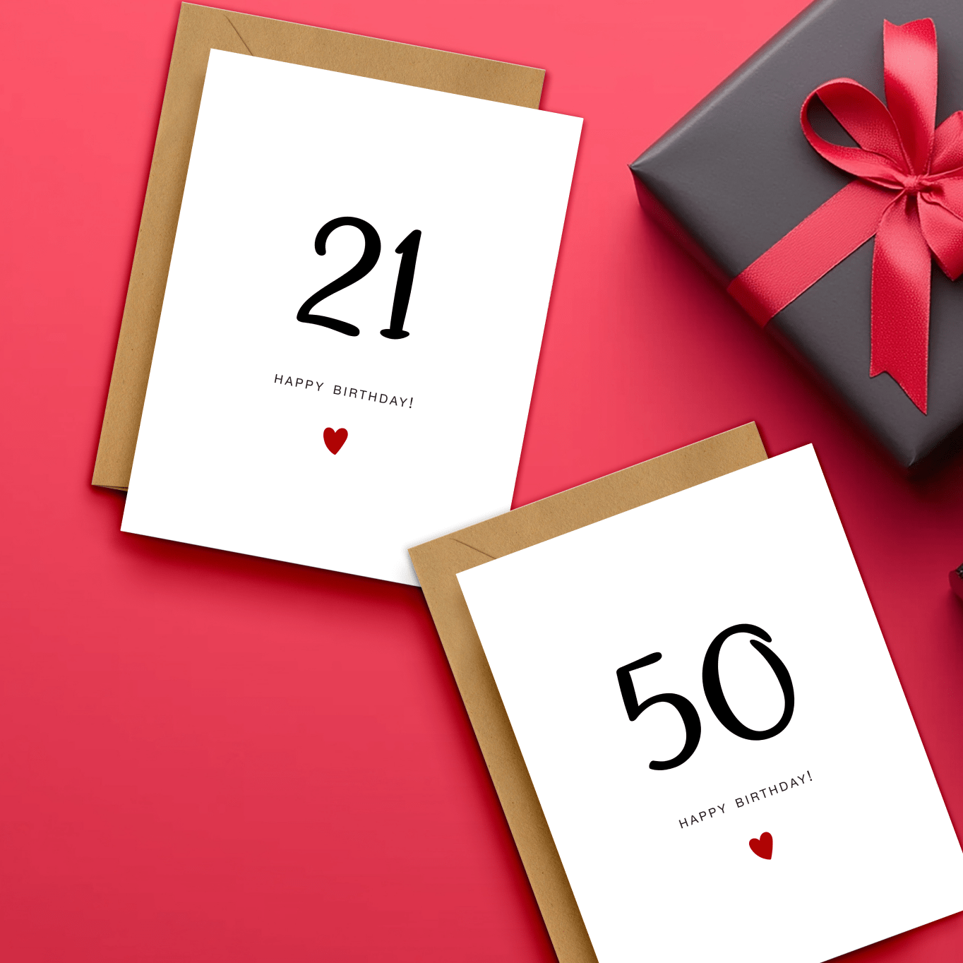 Footnotes – Großhandel Geburtstagskarten – 60. Geburtstagskarte - Meilenstein-Geburtstag Handschrift Rotes Herz1