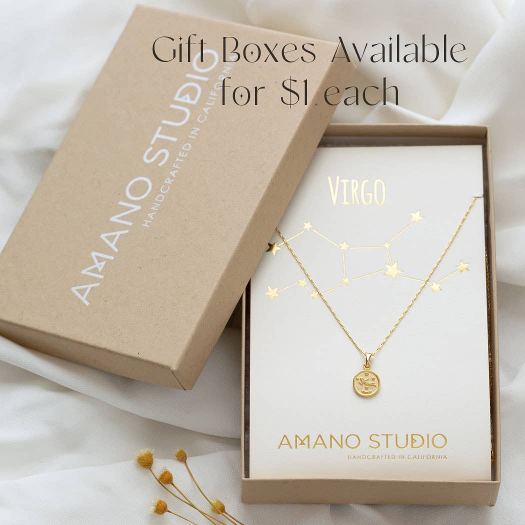 Amano Studio - Wholesale Pendant/Charm Necklace - Tiny Zodiac Medallion- Singles20