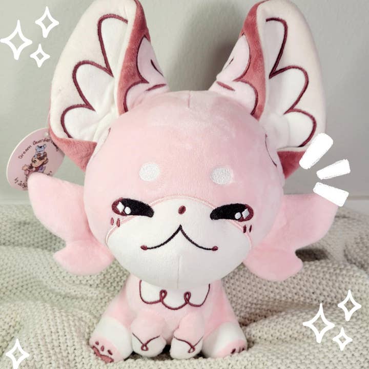 Dream Guardian Plushie - Floral Fox for wholesale by Jellyjessbeans Art