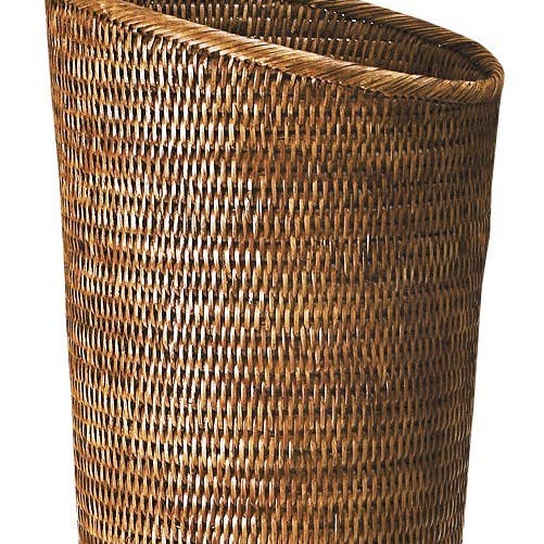 Portaombrelli Cherbourg in rattan miele per la vendita all'ingrosso da parte di Pagan