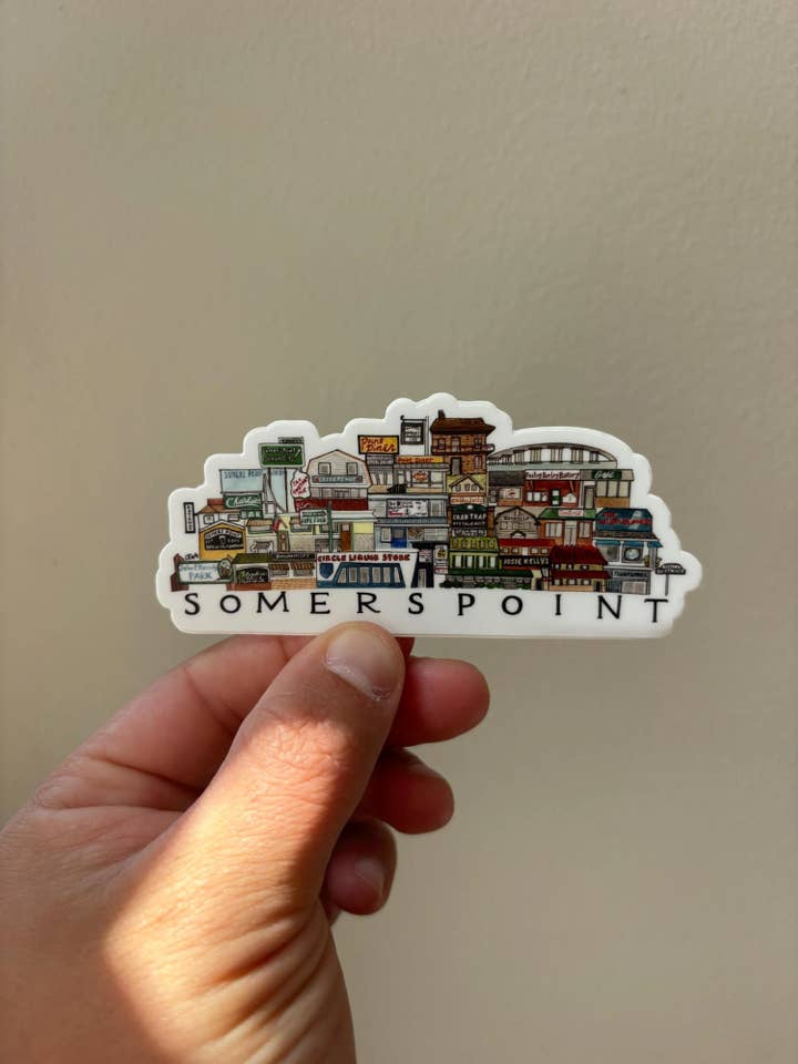 Somerspoint Sticker for wholesale by Candaces Canvasses