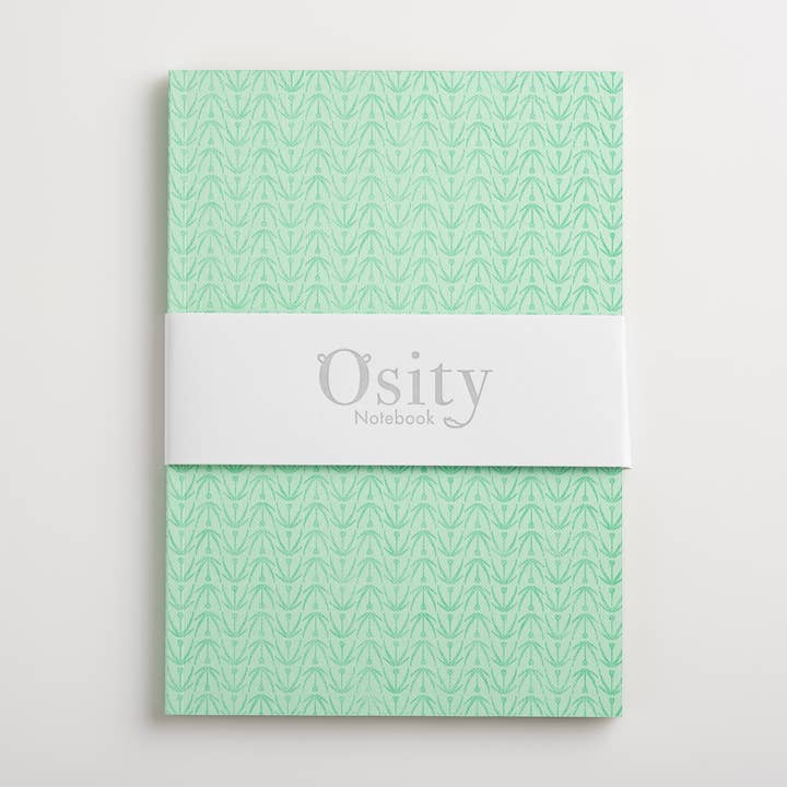 Taccuino Botanist A5, Teresa Green, pagine a tinta unita o a pois per la vendita all'ingrosso da parte di Osity