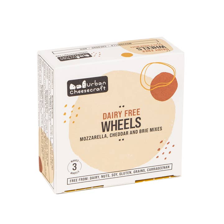 Urban Cheesecraft - Wholesale DIY Food Kit - Vegan Cheesemaking Kit - Make Cheddar, Mozzarella & Brie
