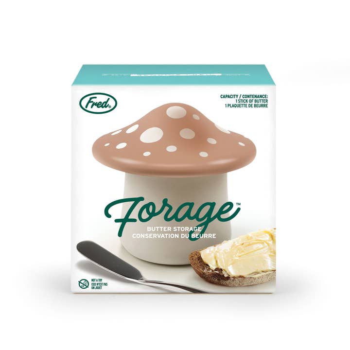 Fred Forage - Pilzförmiger Butteraufbewahrungstopf für den Großhandel von WIDDOP and Co.