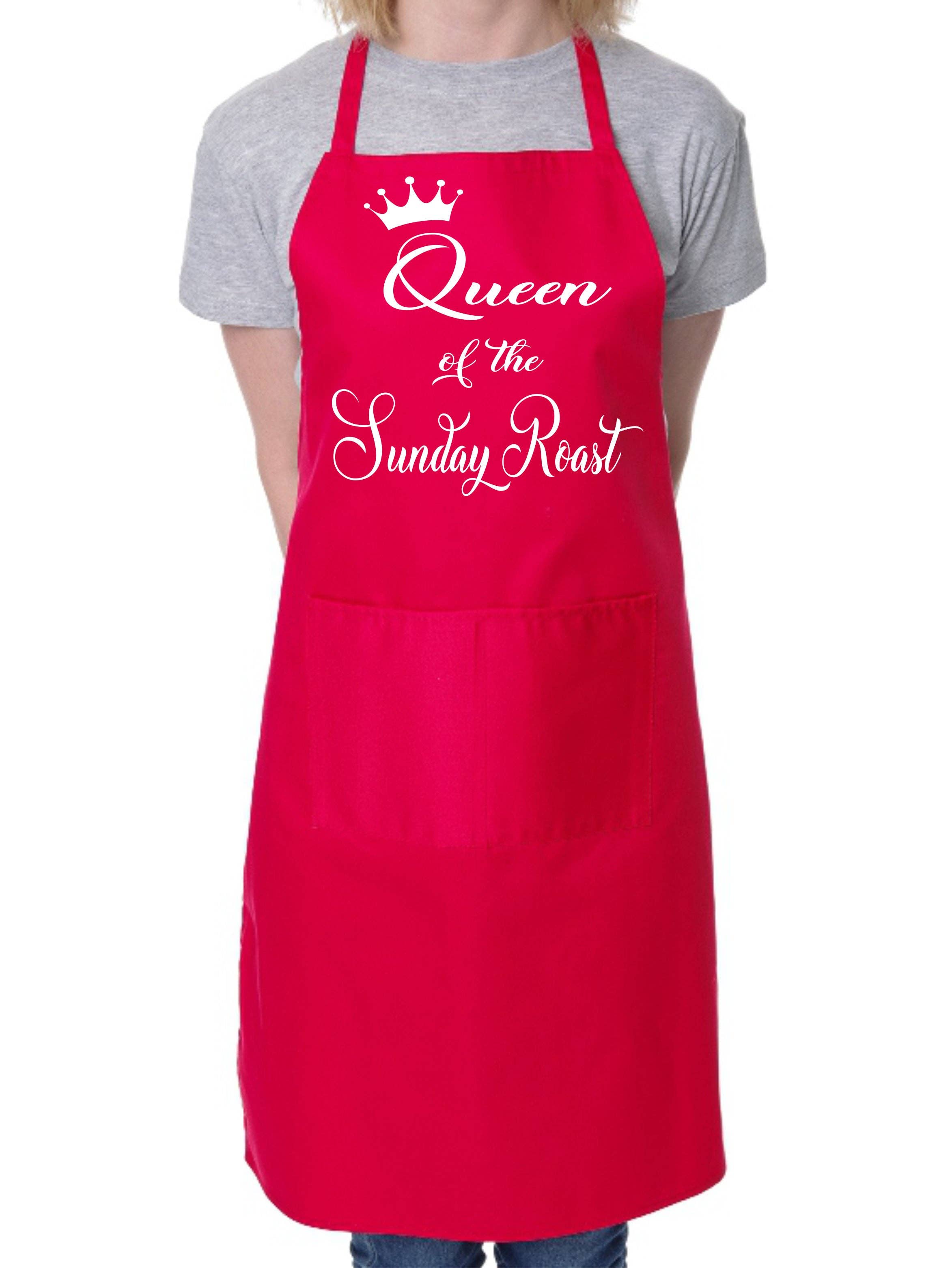 Print4U - Wholesale Apron - Queen of Sunday Roast Mother's Day Novelty Cooking Ladies Apron1