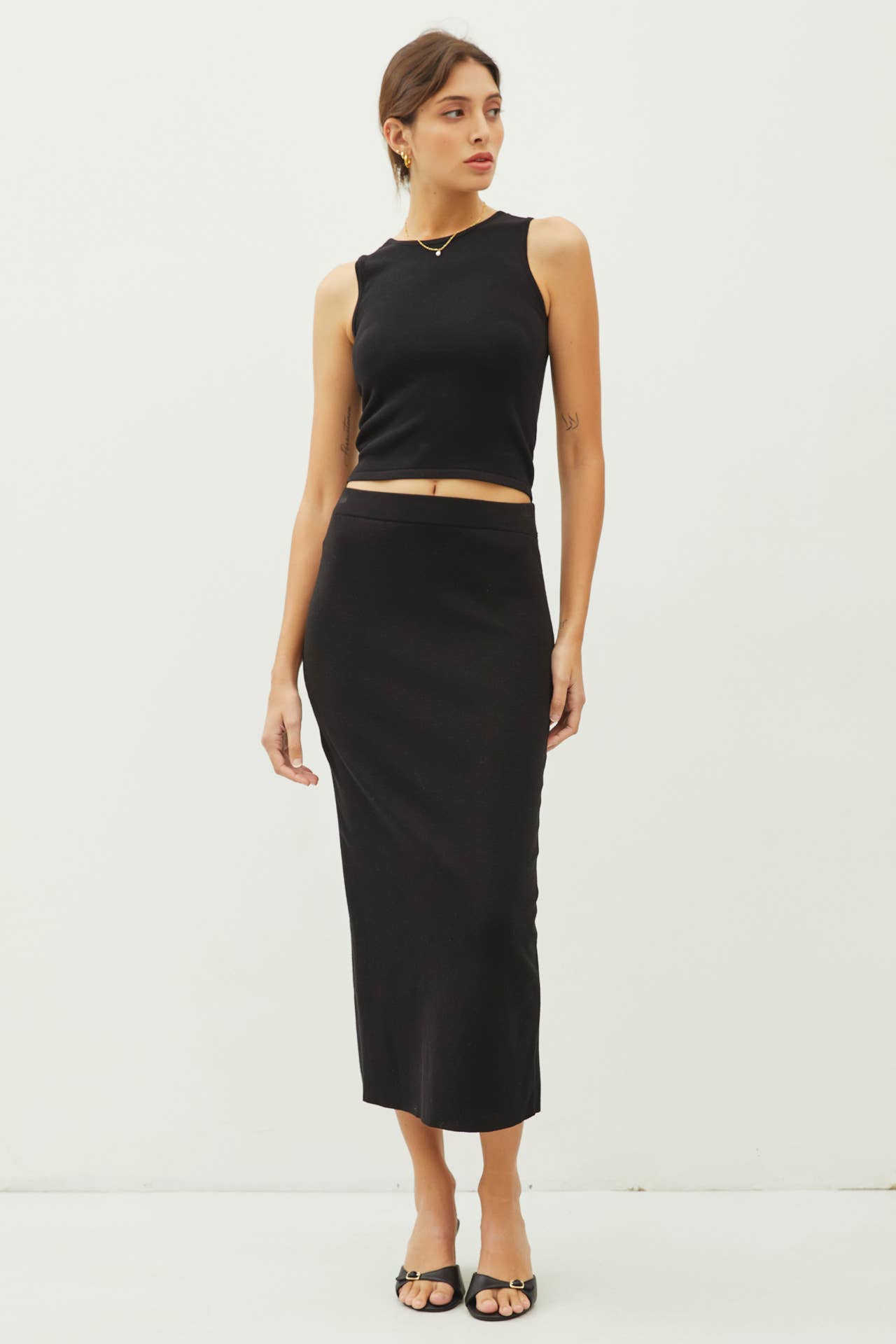 Be Cool - Vente Jupe – femme - JUPE MIDI TAILLE HAUTE EN MAILLE13