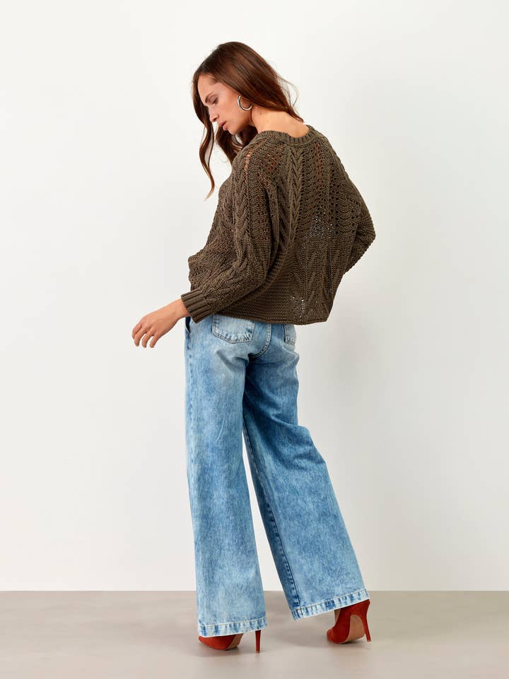 GUIMANOS - Wholesale Knit Top - Women's - Trança Shirt3