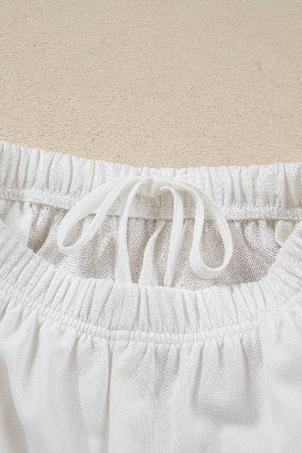 White Stripe Multi Christmas Tree Long Sleeve Top and Shorts 2pcs Lounge Set for wholesale on Faire13