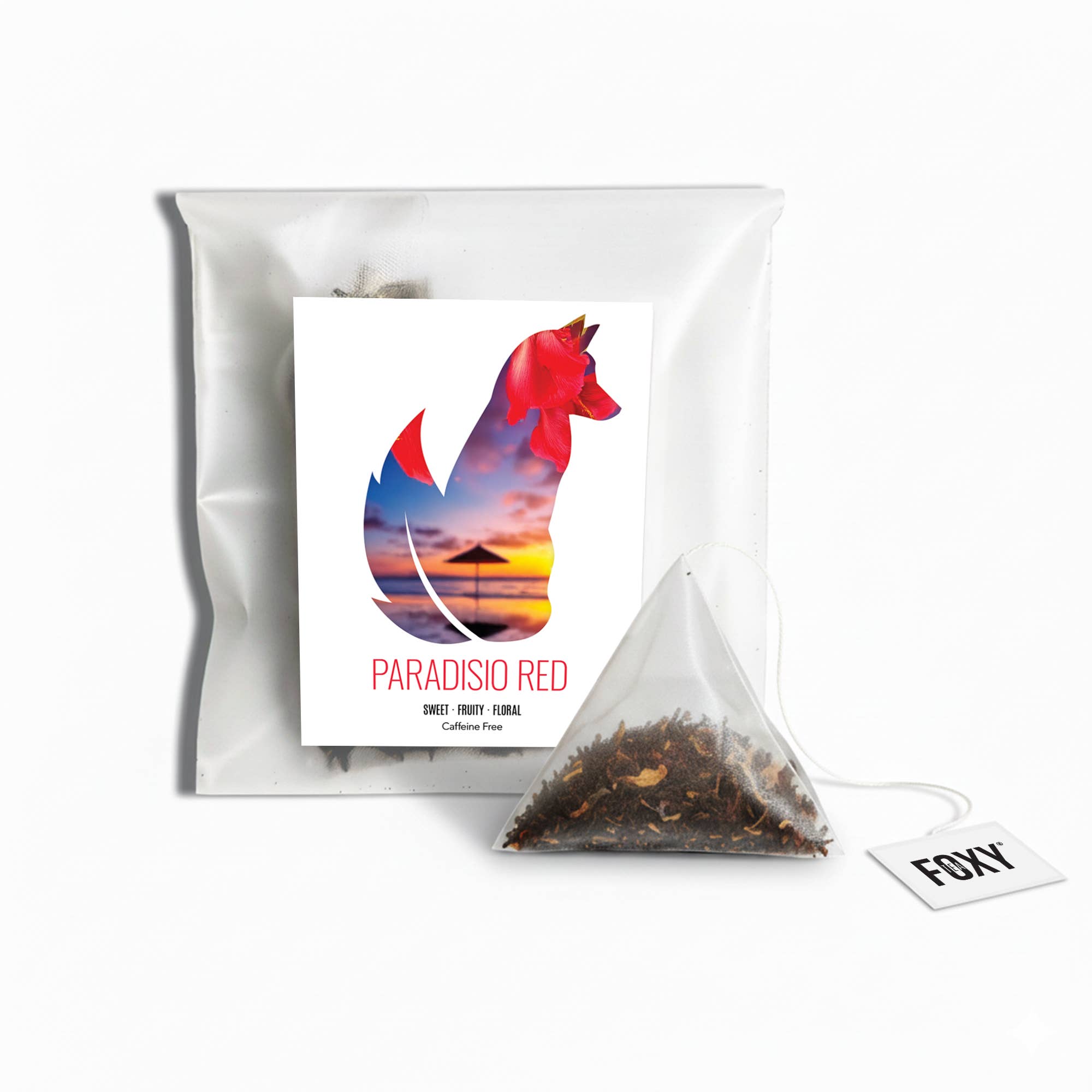 Foxy Tea® – Engroshandel Løs te – Pyramide-tepose til én kop (individuelt indpakket)21