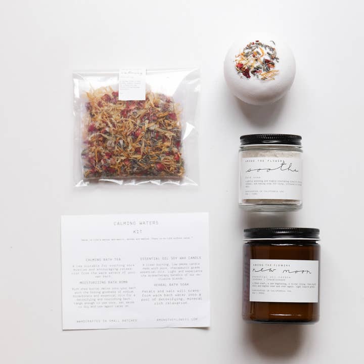 Among the Flowers - Wholesale Bath & Body Set - Calming Waters Kit