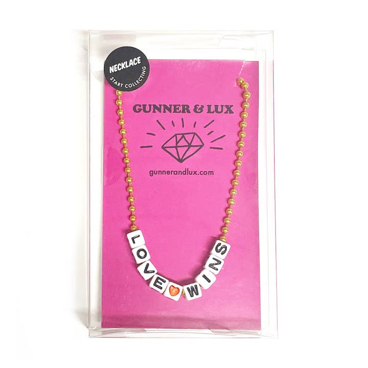 Gunner & Lux - Wholesale Kids Necklace - Kids - LOVE WINS Necklace6