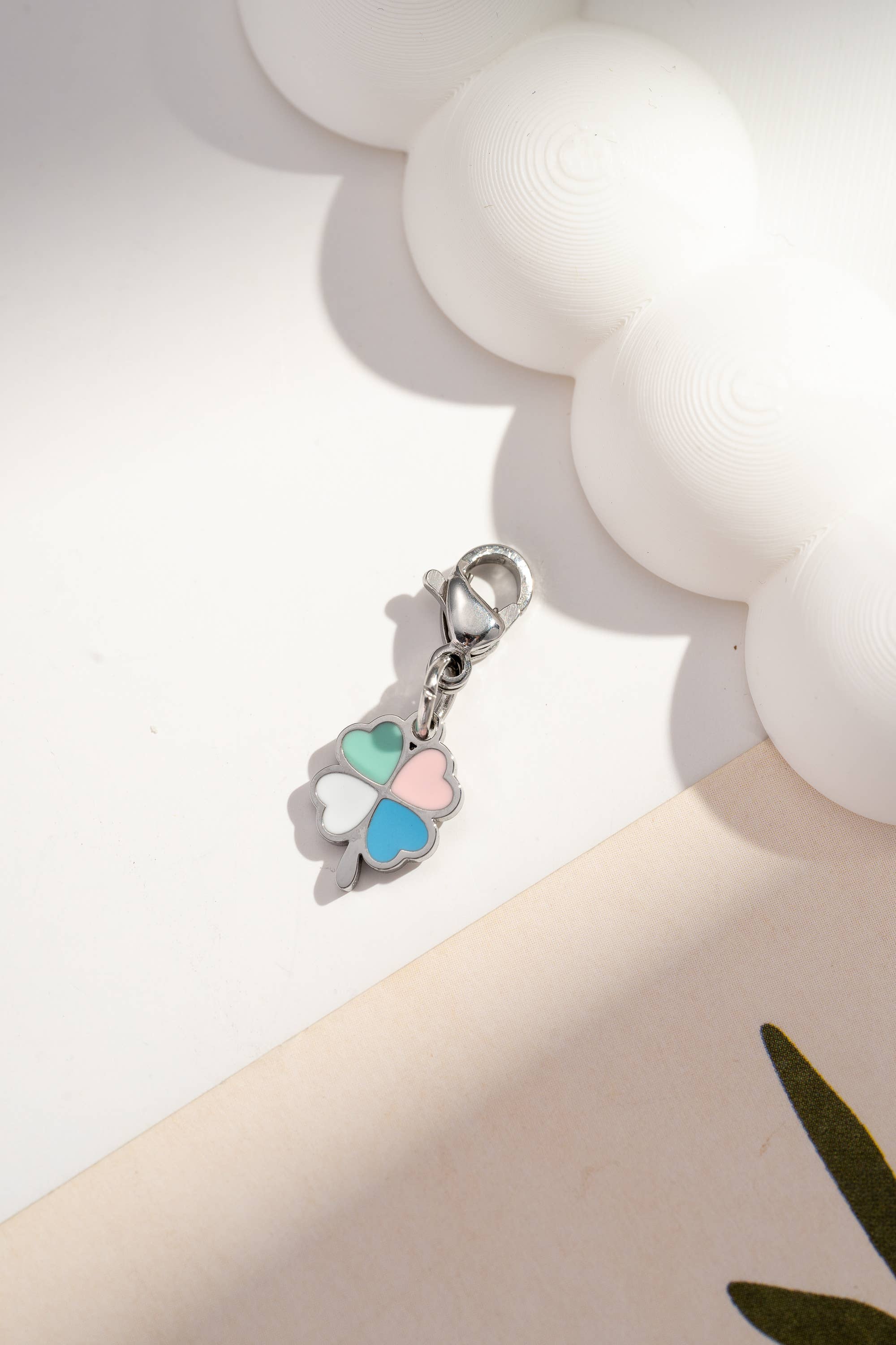 COSMOS - Wholesale Individual Charm/Pendant - Set of 10 colorful fruit flower charms stainless steel9