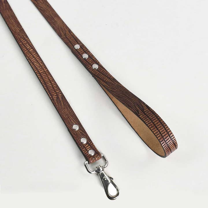 Trela de Luxo em Pele Premium para Cães para Passeios Diários por atacado de USA Leather Shop