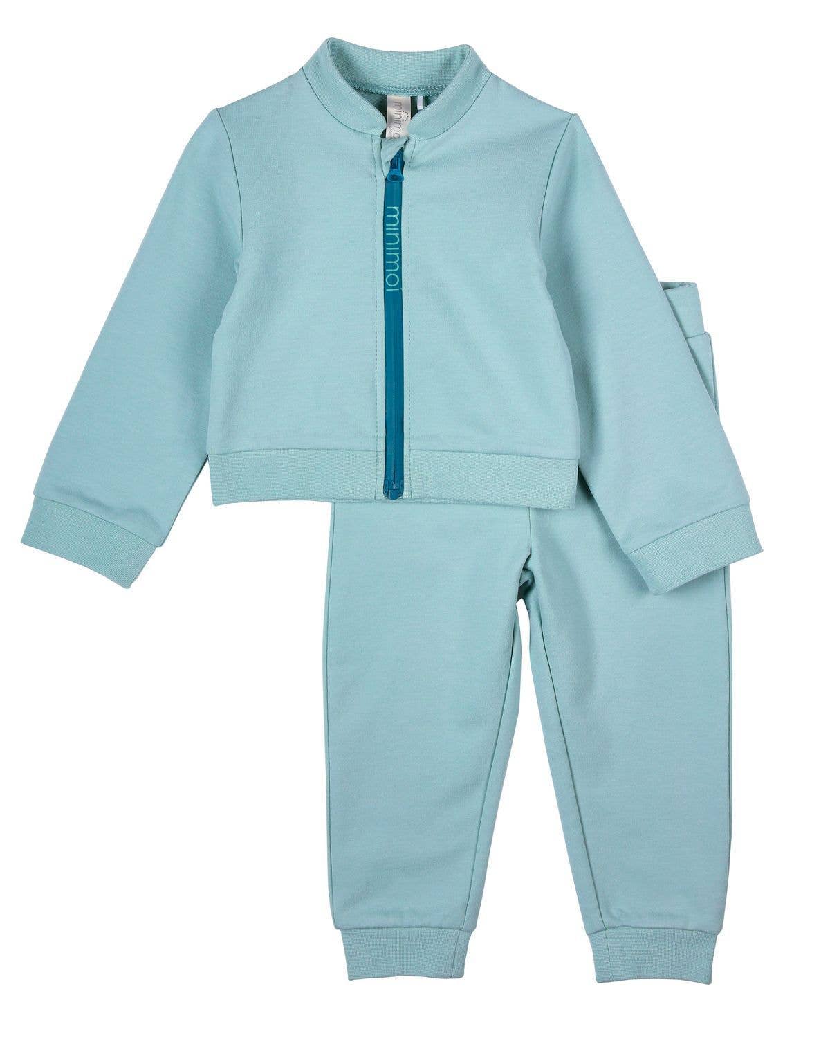 MiniMoi by MeMoi - Vente Body (à pieds) – bébé - Ensemble 2 pièces avec veste à fermeture éclair complète Minimoi1