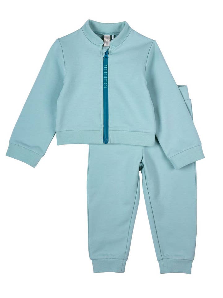 MiniMoi by MeMoi - Vendita all'ingrosso Tutina (con piedini) - Neonati - Set 2 Pezzi Giacca con Zip Completa Minimoi1