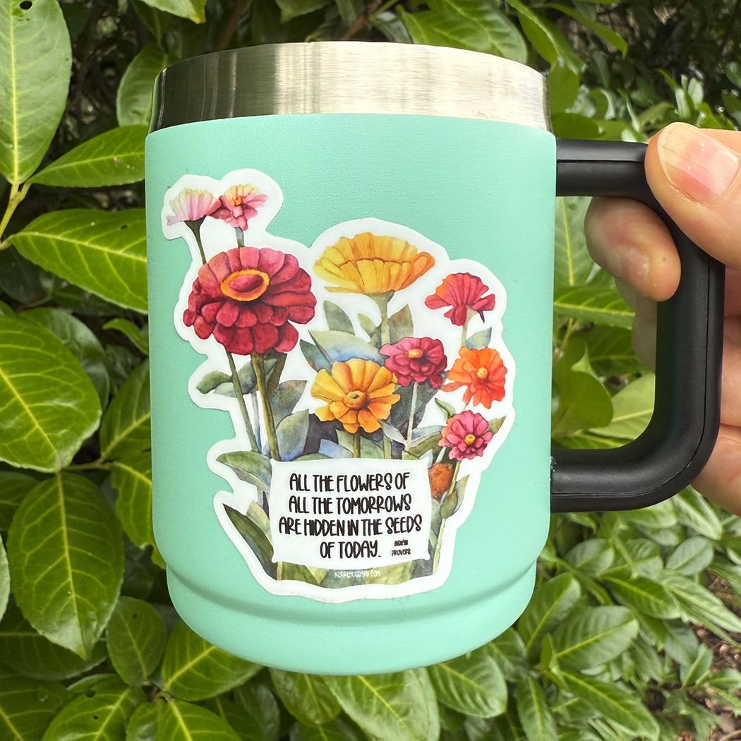 Kerrie Hubbard Design - Wholesale Sticker - KD-Seeds of Today1