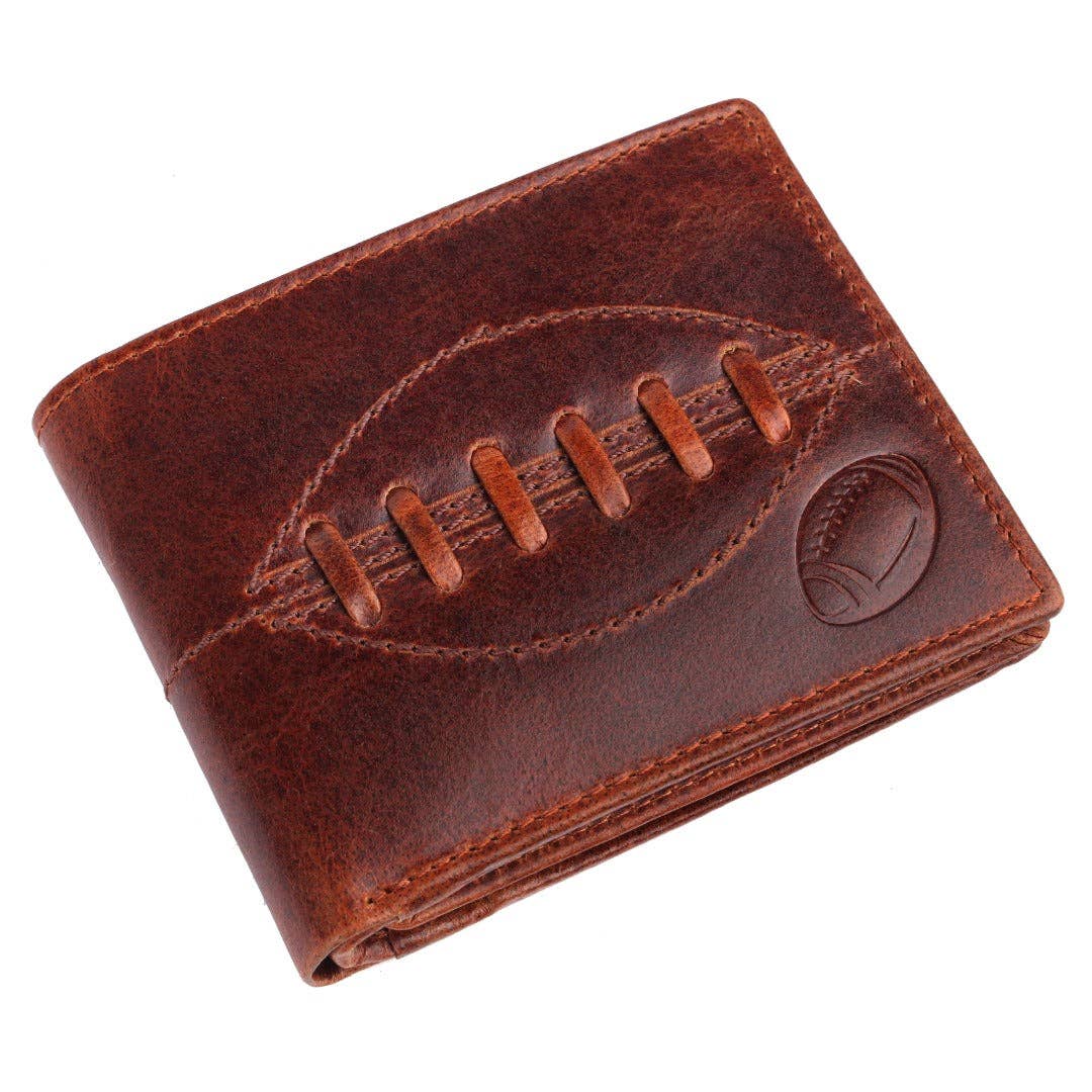SPORTGIFTZ – wholesale Wallet – Unisex – SPORTGIFTZ - Buffalo Leather Rugby Wallet | RFID Protection | 7 Card Slots | Coin Pouch & ID Holder | Rugby Fan Accessory | Multicoloured, 10cm x 8cm, Leather9
