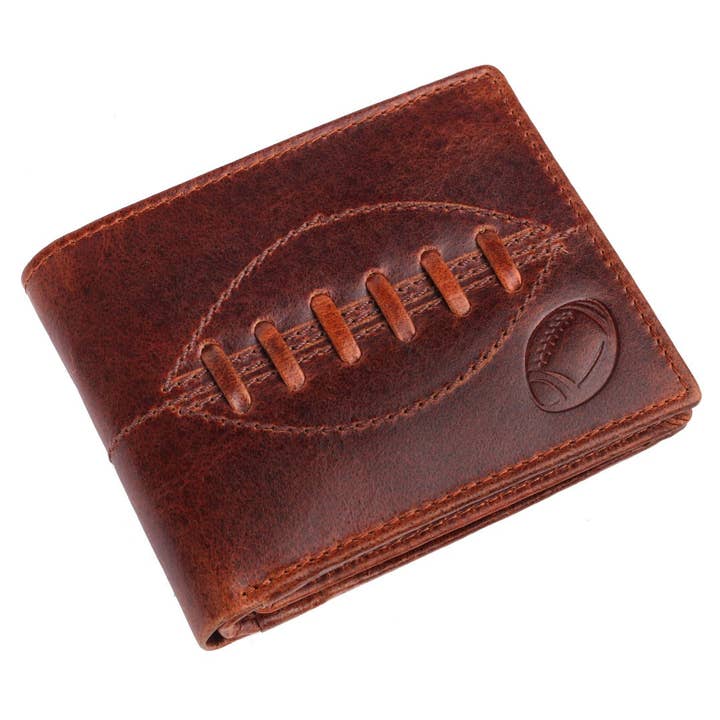 SPORTGIFTZ – wholesale Wallet – Unisex – SPORTGIFTZ - Buffalo Leather Rugby Wallet | RFID Protection | 7 Card Slots | Coin Pouch & ID Holder | Rugby Fan Accessory | Multicoloured, 10cm x 8cm, Leather9