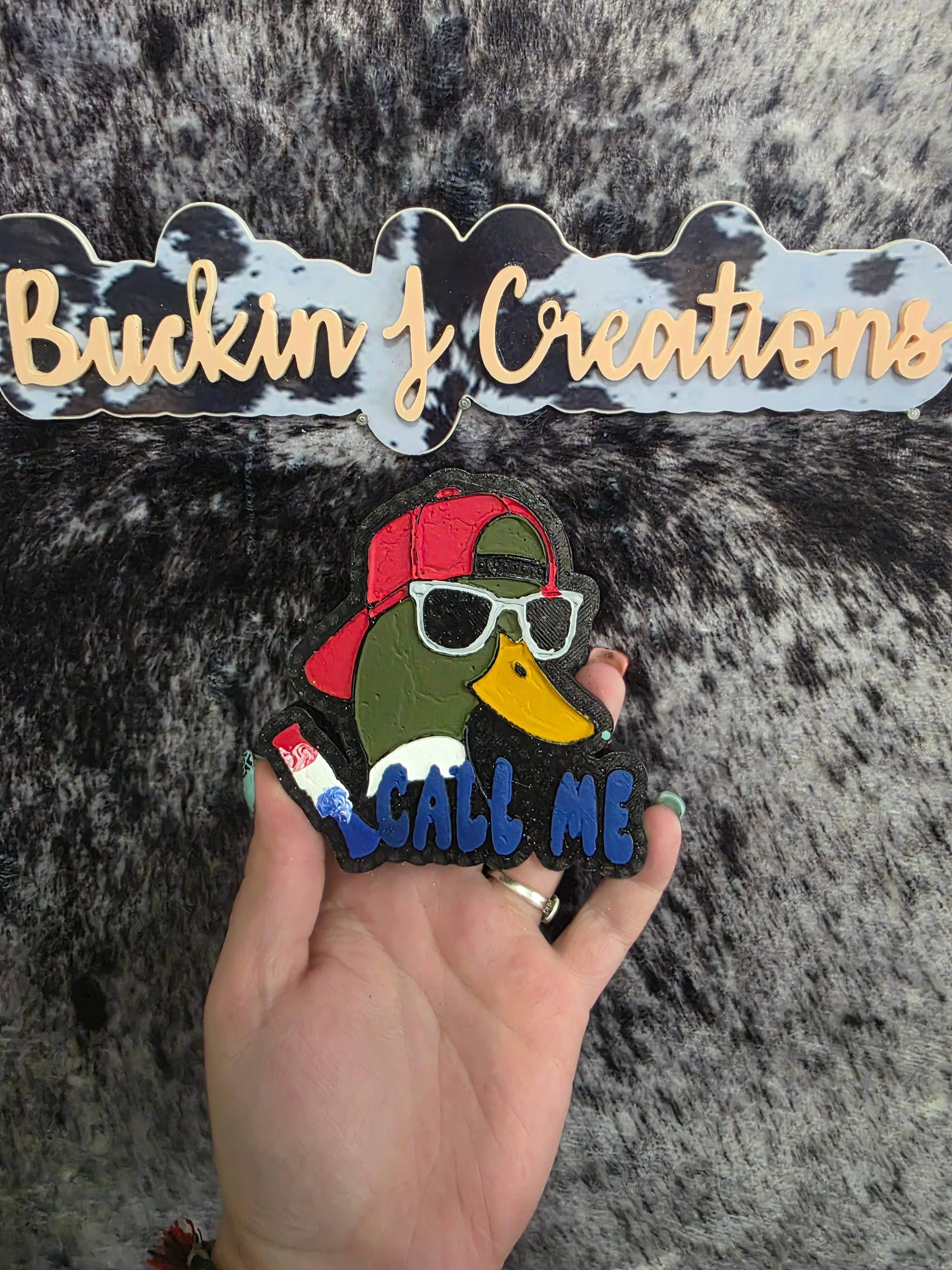 Buckin J Creations – wholesale Car Freshener - Unisex – Call me duck Car Air Freshener1