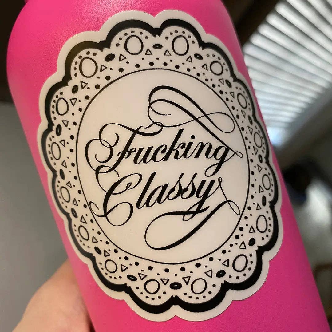 Twisted Wares - Vente Autocollant - Autocollant Putain de Classe Autocollant2
