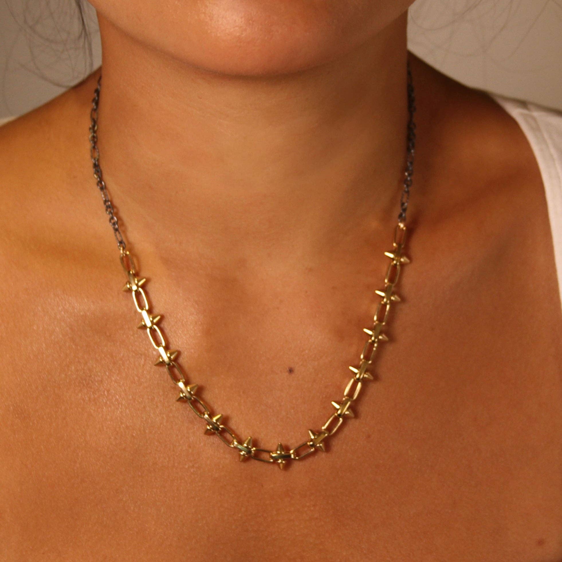 Mabel Chong - Venta al por mayor Collares con colgantes/abalorios - Collar Bia Spike1