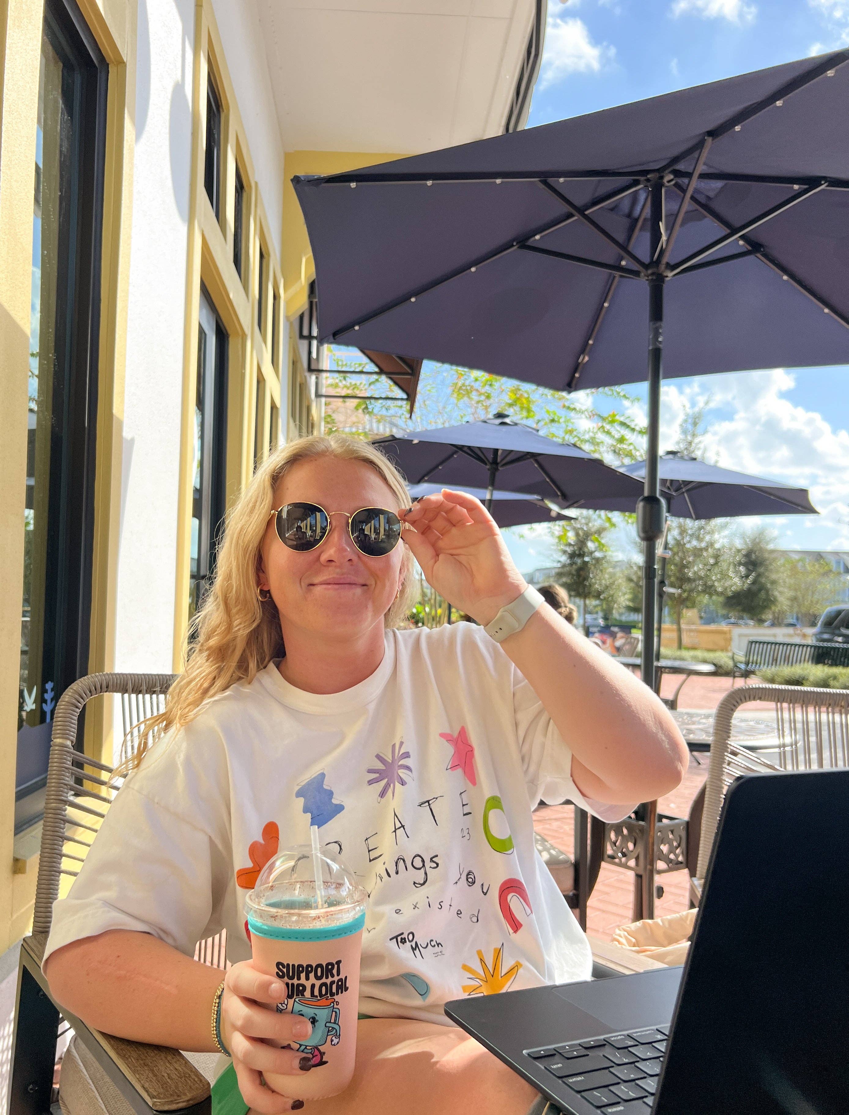 goldenstars - Wholesale Drink Huggers & Koozies - support your local cup cover2