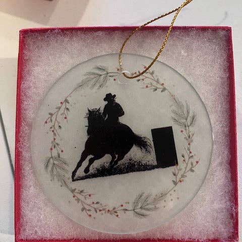 The Gift Horses - Wholesale Ornament - Personalized Glass Christmas Ornament – Custom Photo, Logo, or Horse Breed Silhouette – Gift Boxed8