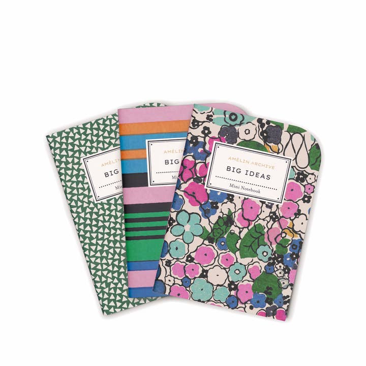 Big Ideas Notebook Set, Bayadere/Florale/Tate for wholesale by Amelin Archive