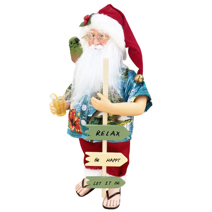 Santa’s Workshop Inc. - Wholesale Christmas Decoration - 15" Buffet Beach Claus3