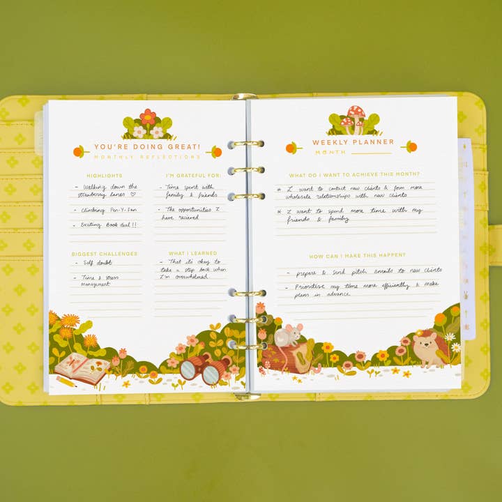 Ocean Hughes - Wholesale Planner - A5 Monthly & Weekly Planner Inserts6