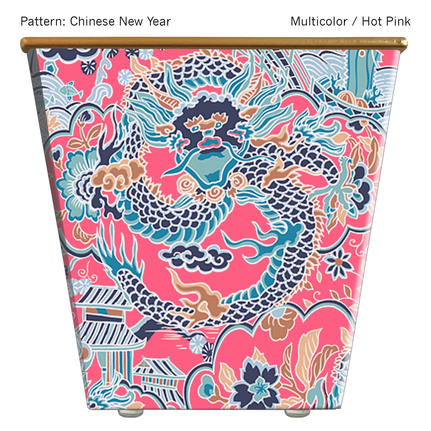 Hedge Farm Candles and Containers – wholesale Jar/filled candle – Chinese New Year (Two tone) Cachepot Candle4