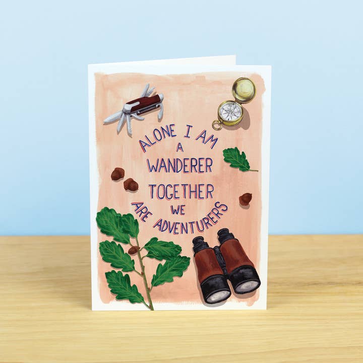 Carte de vœux We Are Adventurers pour la vente par Ink Bandit