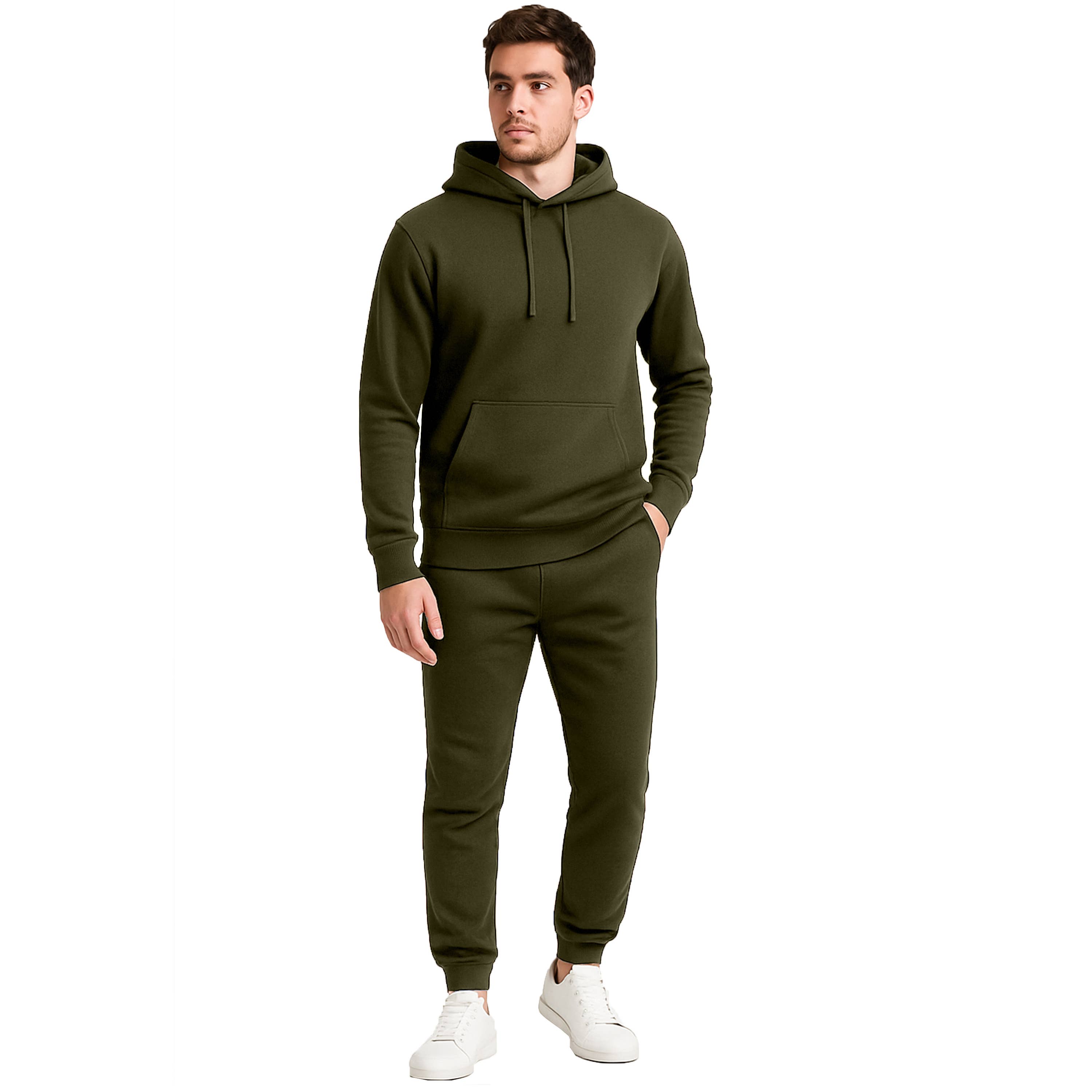 Galaxy By Harvic – wholesale Lounge set – Men's – Men's 2-Piece Fleece Pullover Hoodie and Jogger Set7