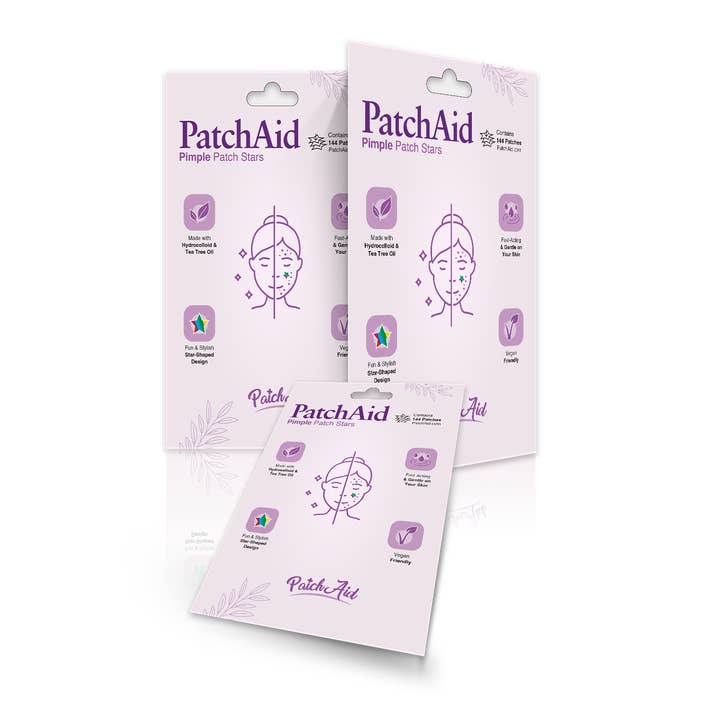 PatchAid - Wholesale Hydrocolloïde acnepleister - Puistpleister Sterren - Trendy Behandeling voor Puistjes3