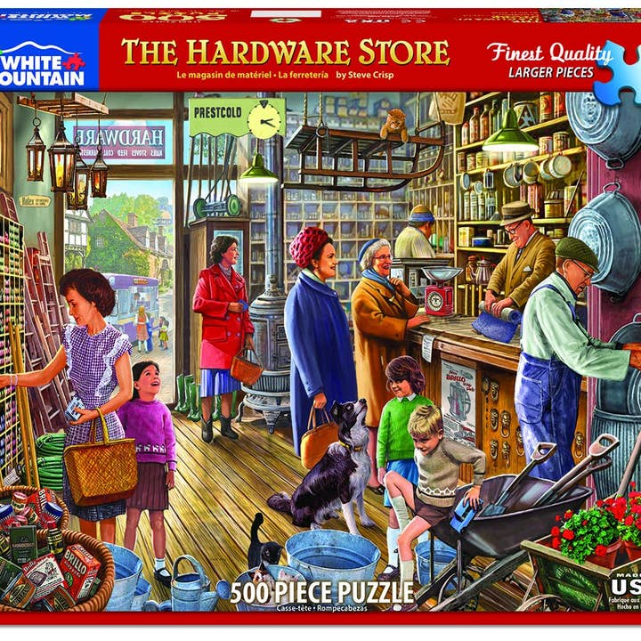 White Mountain Puzzles - Vente Puzzle – adulte - The Hardware Store (1255pz) - Puzzle de 500 pièces1
