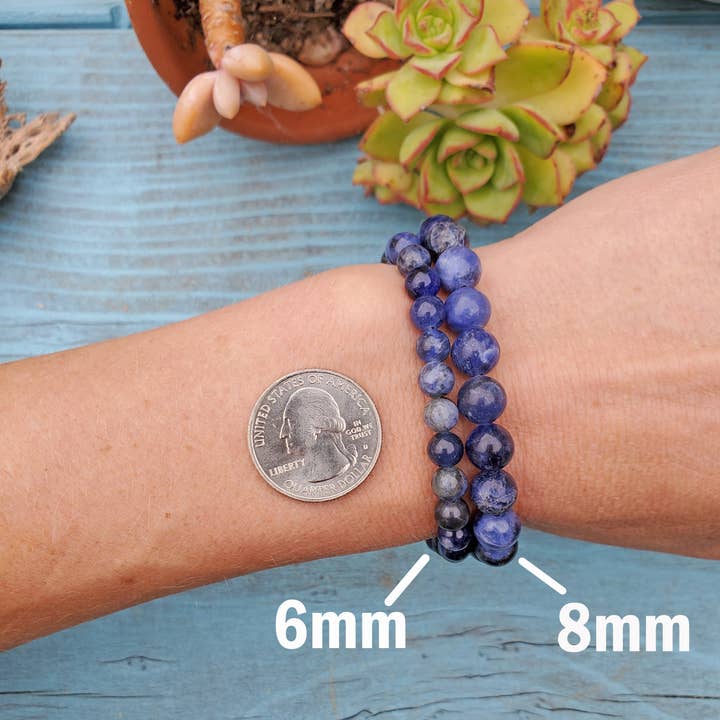 Brooke LeAnne - Wholesale Beaded Bracelet - Crystal Bracelet Gemstone 6mm6